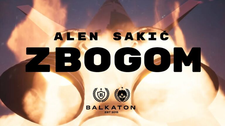 ALEN SAKIC ZBOGOM LYRICS VIDEO