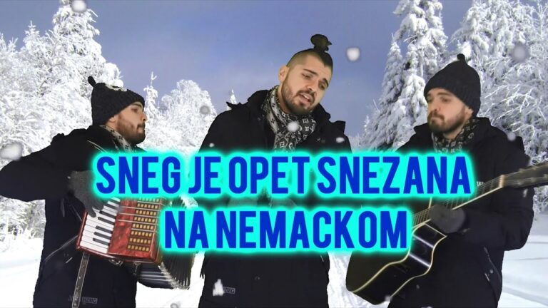 Banatboysparody Sneg je opet Snezana na nemackom Schnee ist