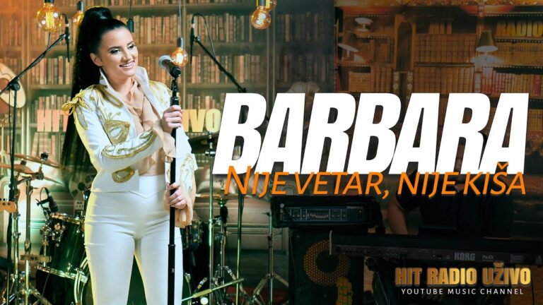 Barbara Bobak Nije vetar nije kisa live 2021