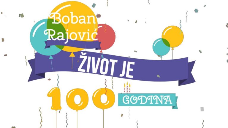 Boban Rajovic Zivot je 1OO godina Official Lyrics Video