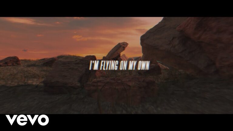Celine Dion Flying On My Own Official Lyric Video