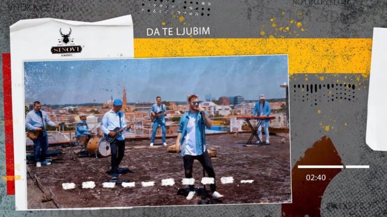 Sinovi ® Da te ljubim Official lyrics video 2020