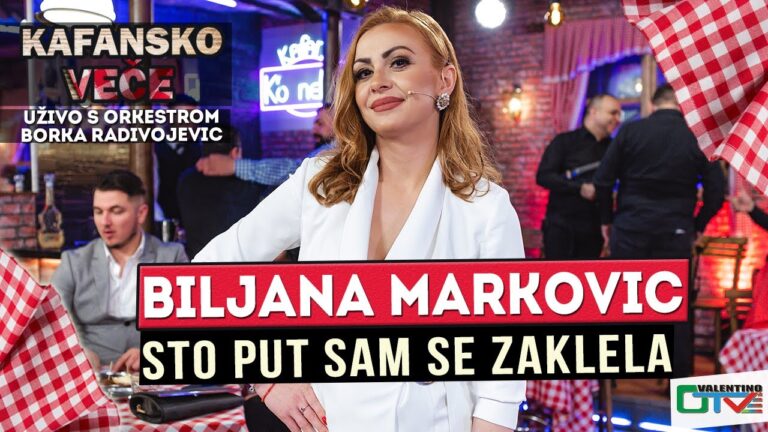 BILJANA MARKOVIC STO PUT SAM SE ZAKLELA UZIVO