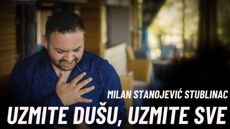 Milan Stanojevic Stublinac Uzmite dusu uzmite sve COVER 2022